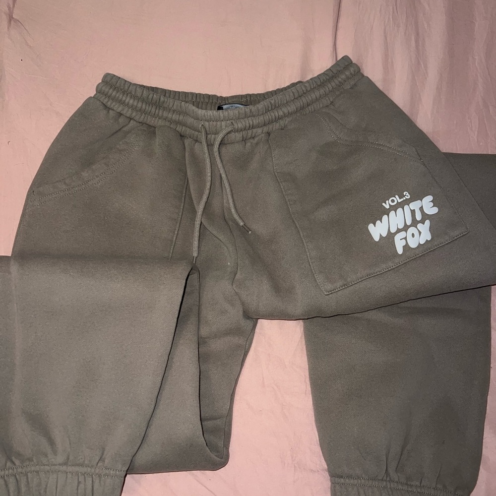 White Fox Sweatpants